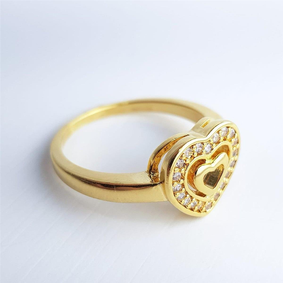 ANEL 2 CORAC CRAV BORDA LISA 1,2CM/LISO | BANHADO EM OURO 18K