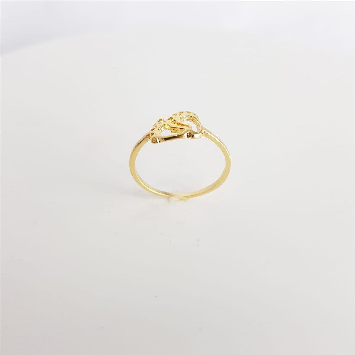 ANEL ARO LISO COM ENTREMEIO 2 PEZINHOS BEBE ECOMM