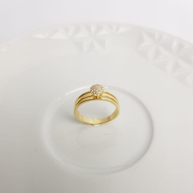 ANEL 3 AROS 2 LISOS E 1 LISO C/CHUVEIRINHO ECOMM