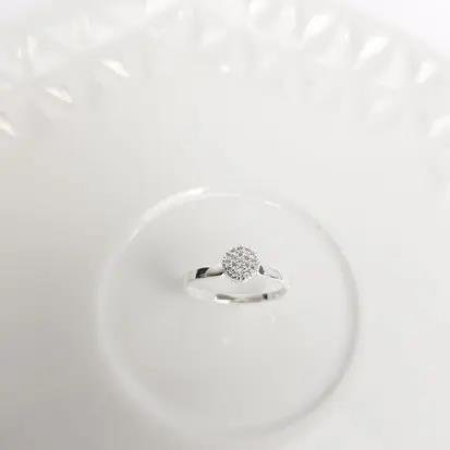 ANEL ARO LISO ENTREMEIO CHUVEIRINHO | BANHO DE PRATA