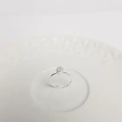 ANEL ARO LISO ENTREMEIO CHUVEIRINHO | BANHO DE PRATA