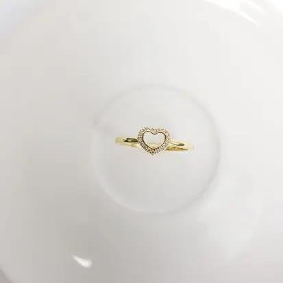 ANEL ARO LISO CORAC CX ALTA CRAV FILETE LIS| BANHADO EM OURO 18K