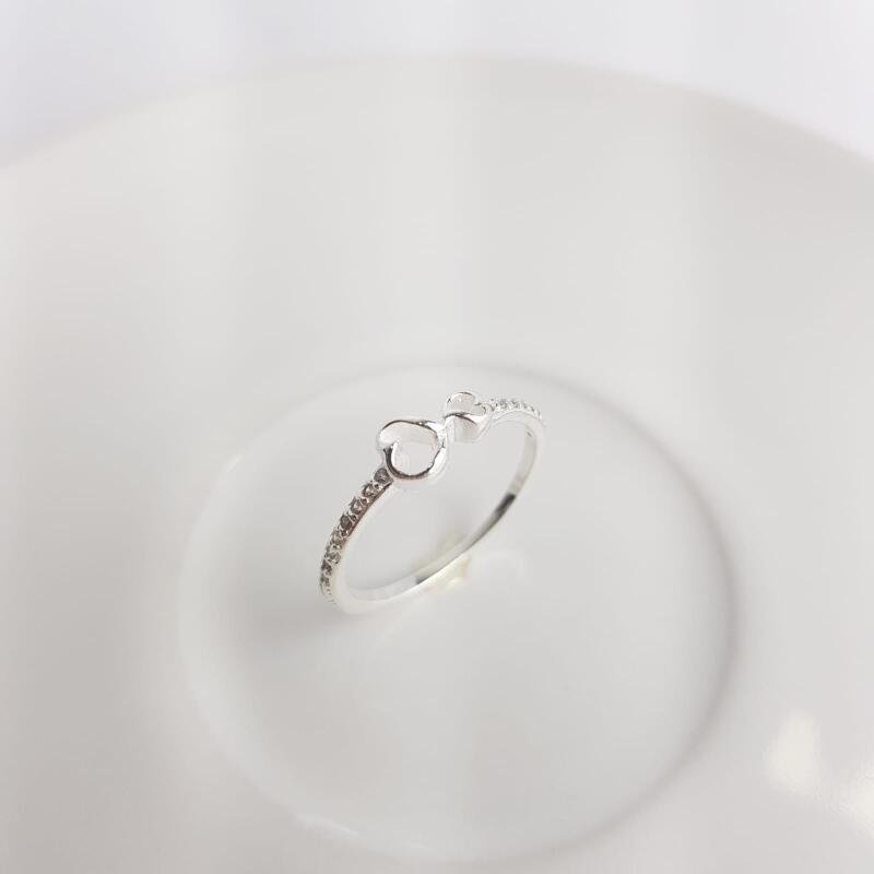 ANEL FRENTE CRAV 2 CORACOES VAZADOS P. 925 ECOMM