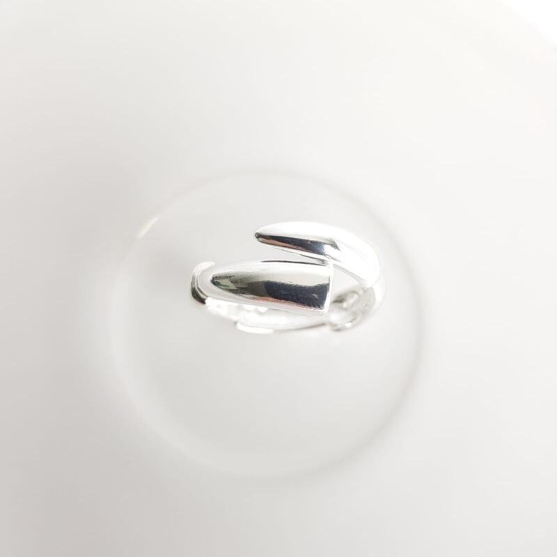 ANEL REGULAVEL FILETES ENCAIXADOS | BANHO DE PRATA