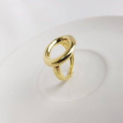 ANEL MINIMALISTA DETALHES OVAL VAZADA E LISO 1,8C2
