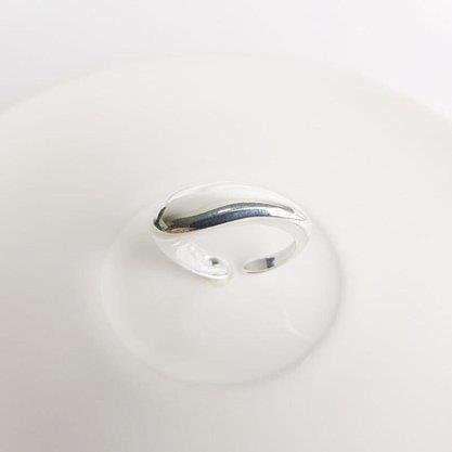 ANEL REGULAVEL GOTA/VIRGULA LISA | BANHO PRATA