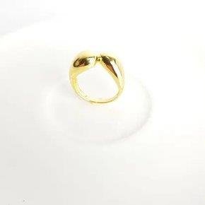 ANEL ARO LISO PONTAS EM GOTAS