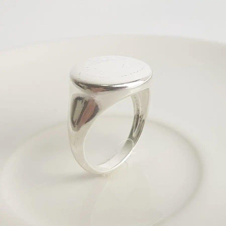 ANEL ARO LISO MEIO REDONDO | BANHO DE PRATA