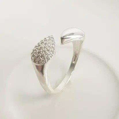 ANELARO ABERTO LISO PONTA EM GOTA 1 CRAV/ LISO B.P