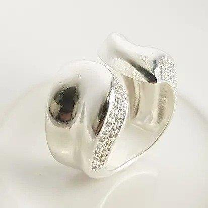 ANEL ARO ABERTO MAXIMALISTA LISO C/BORDA CRAV B.PR