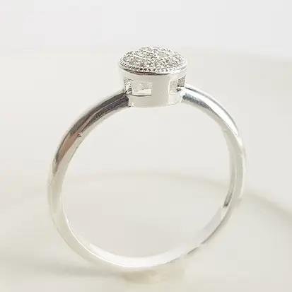 ANEL ARO LISO REDONDO CRAV ELEVADO CRAV | BANHO DE PRATA