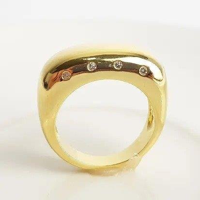 ANEL ARO QUADRADO ARREDONDADO LATERAIS 8 ZIRC