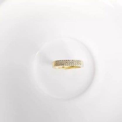 ANEL ARO LISO FRENTE QUADRADA C/3 FILETES CRAV 3MM