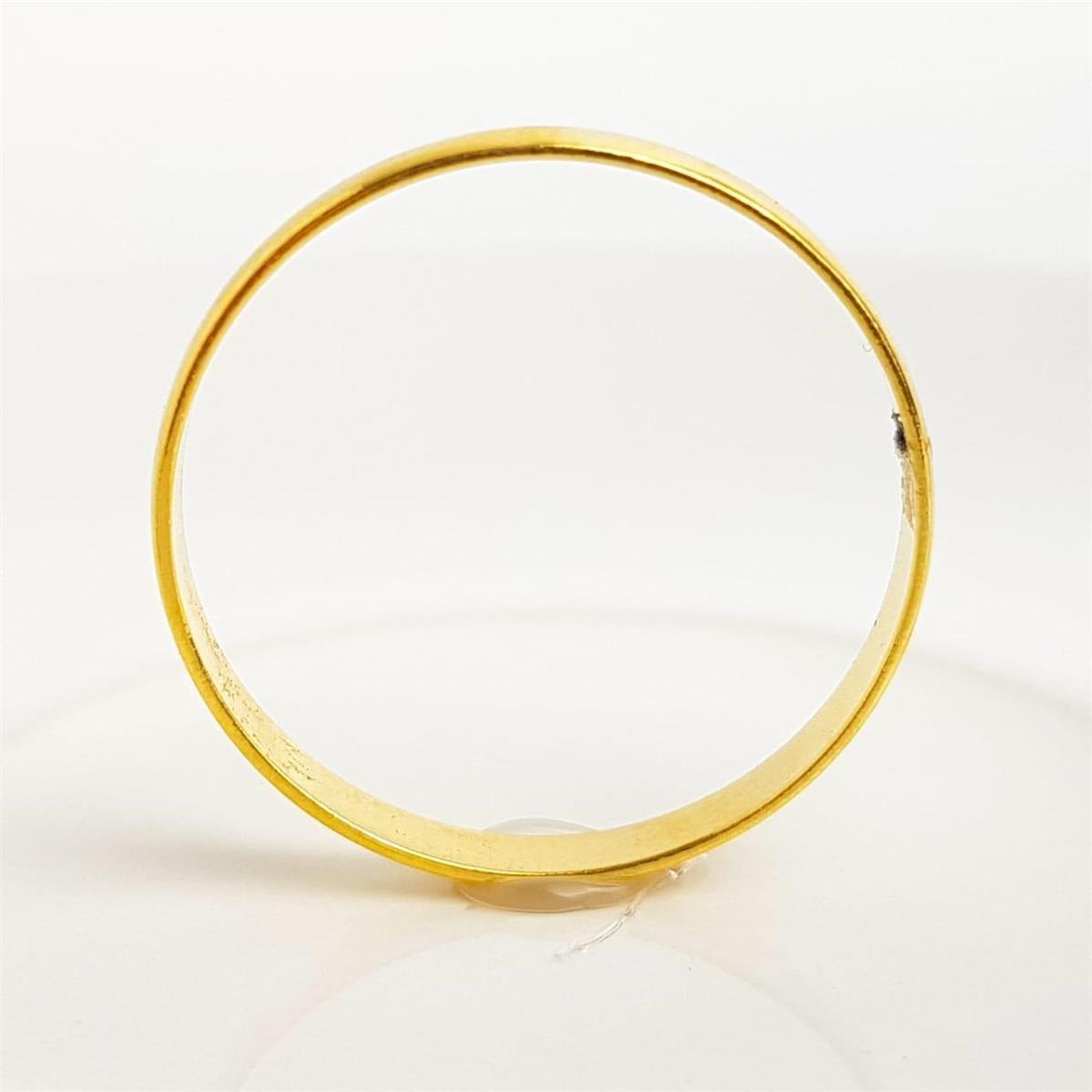 ALIANCA DE CASAMENTO 3MM | BANHADO EM OURO 18K 