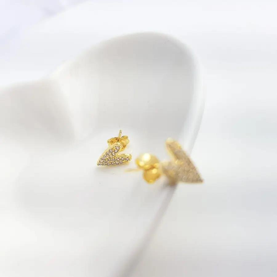 BRINCO CORACAO ALONGADO CRAVEJADO|BANHADO EM OURO 18K