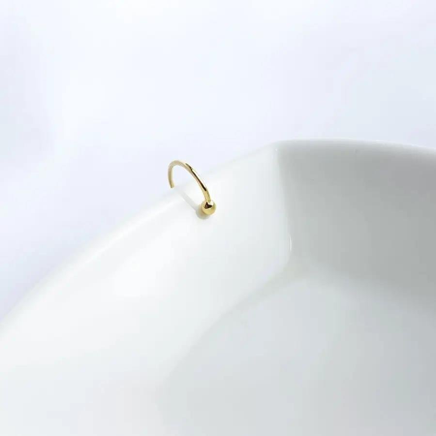 PIERCING FIO DOURADO|BANHADO EM OURO 18K