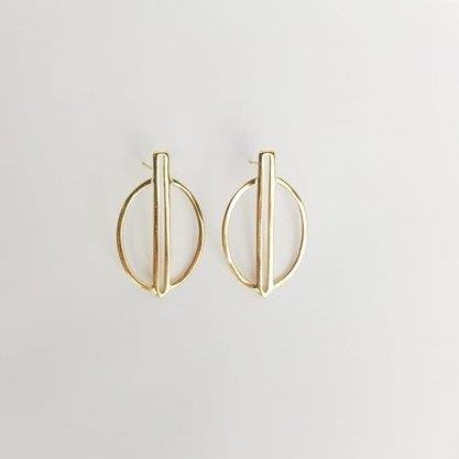 BRINCO DOURADO FORMAS GEOMÉTRICAS|BANHADO EM OURO 18K