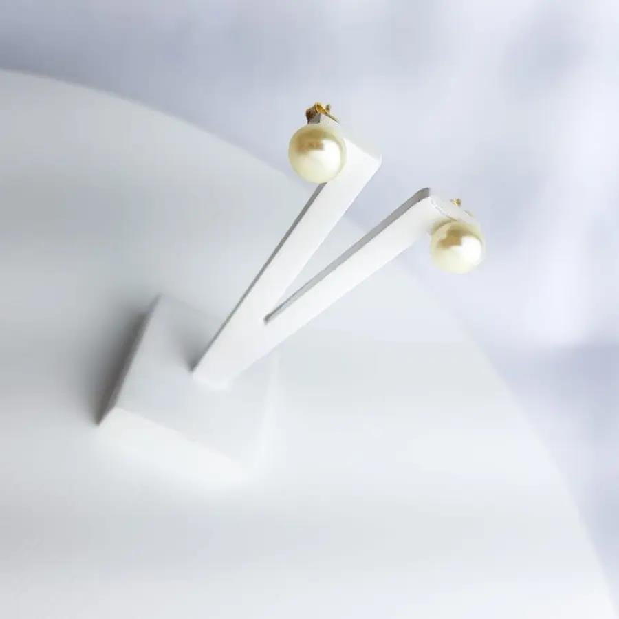 BRINCO PEROLA 1CM C/TARRAXA