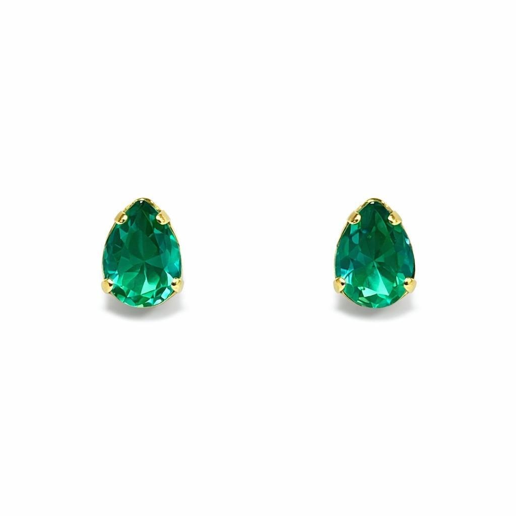 BRINCO GOTAS COLORIDAS|5MM|BANHADO EM OURO 18K