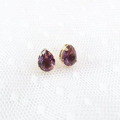 BRINCO GOTAS COLORIDAS|5MM|BANHADO EM OURO 18K