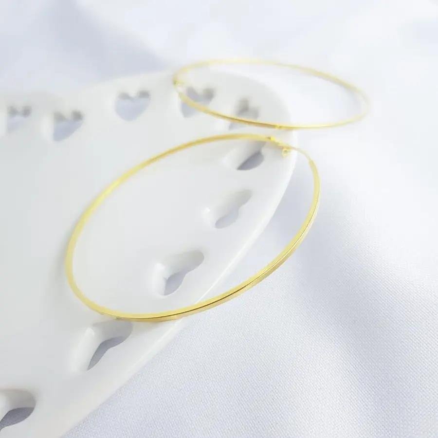 ARGOLA FIO DOURADO ENCAIXE|BANHADO EM OURO 18K