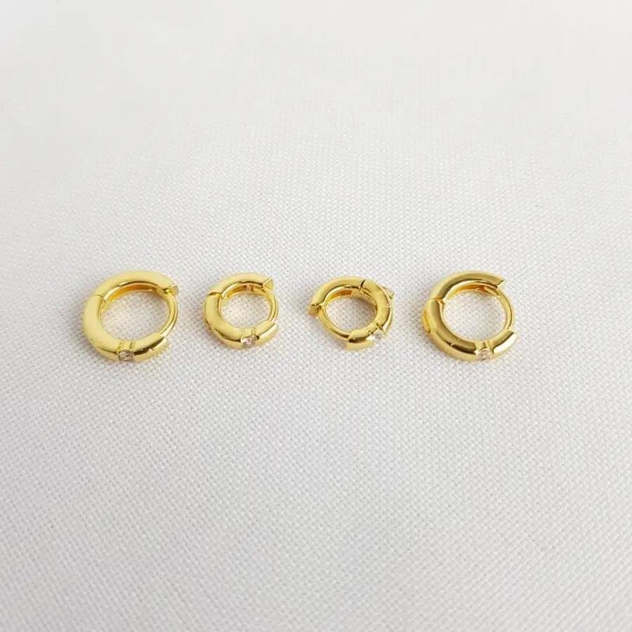 DUPLA 1,5CMX1,2CMX9MM ARGOLA LISA 1 ZIRC NA FRENTE