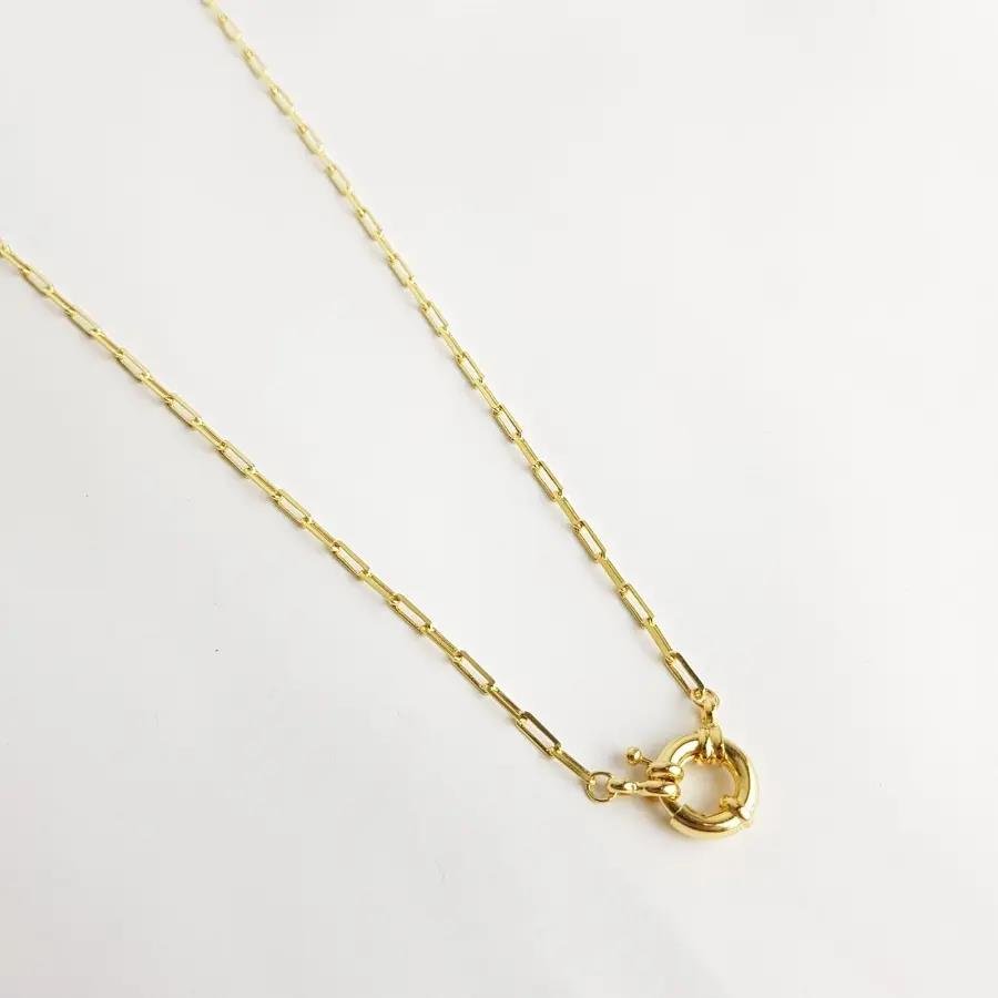 COLAR 45CM ELO CARTIER 2MM FECHO BOIA